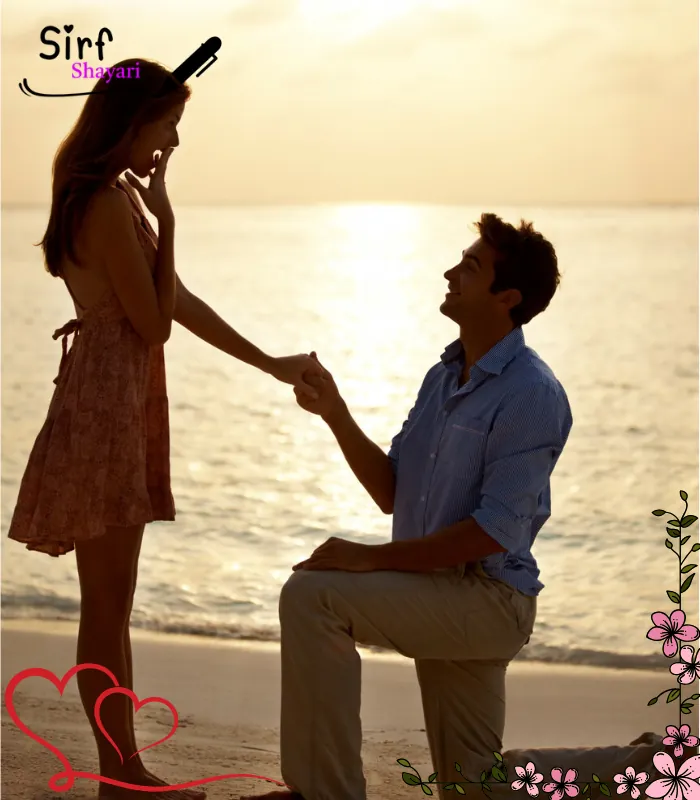 Propose Shayari in English